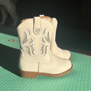 White Western Cowboy Boots for Kids